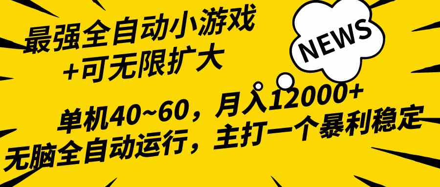 （10046期）2024最新全网独家小游戏全自动，单机40~60,稳定躺赚，小白都能月入过万_菜菜笔记