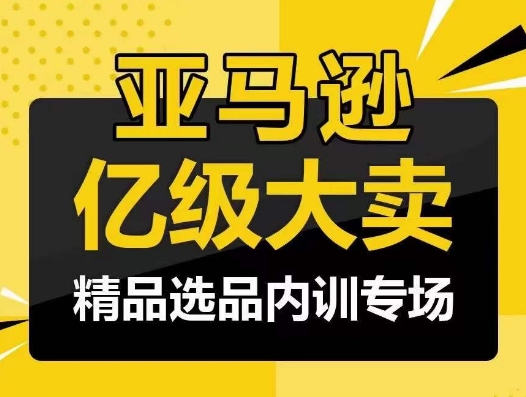 亚马逊亿级大卖-精品选品内训专场，亿级卖家分享选品成功之道_菜菜笔记