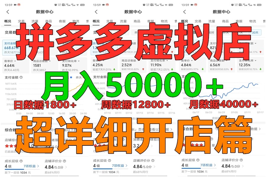 拼多多虚拟电商训练营月入40000+你也行，暴利稳定长久，副业首选_菜菜笔记