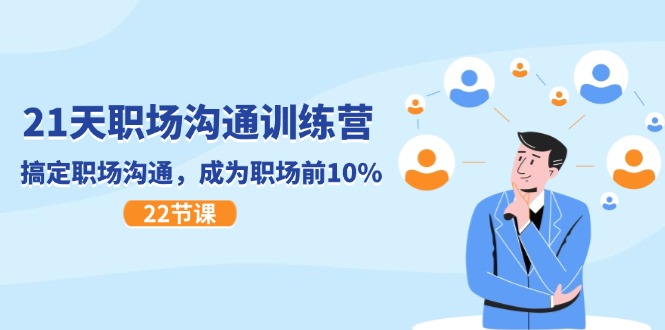 21天职场沟通特训营，搞定职场沟通，成为职场前10%（22节）_菜菜笔记