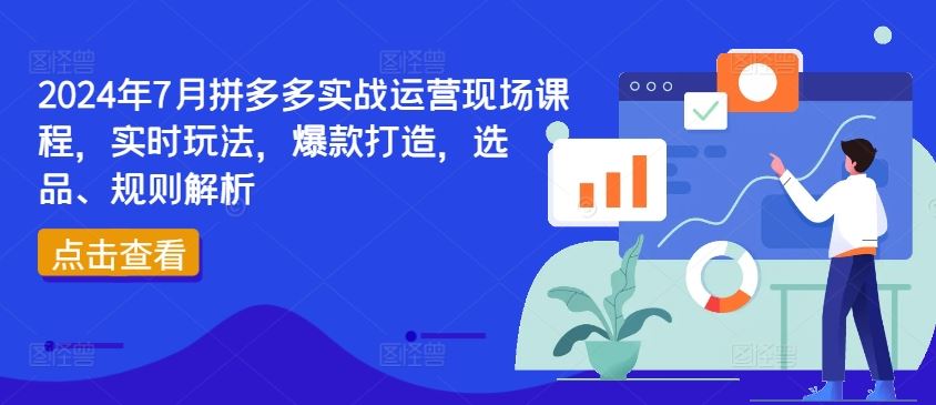 2024年7月拼多多实战运营现场课程，实时玩法，爆款打造，选品、规则解析_菜菜笔记