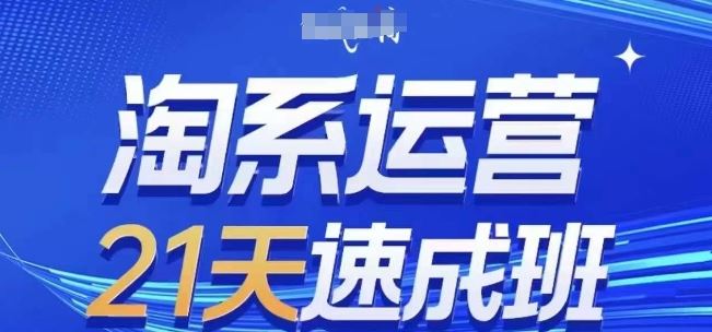 淘系运营21天速成班(更新24年7月)，0基础轻松搞定淘系运营，不做假把式_菜菜笔记