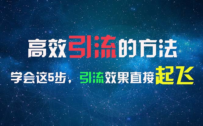 （11776期）高效引流的方法，可以帮助你日引300+创业粉，一年轻松收入30万，比打工强_菜菜笔记