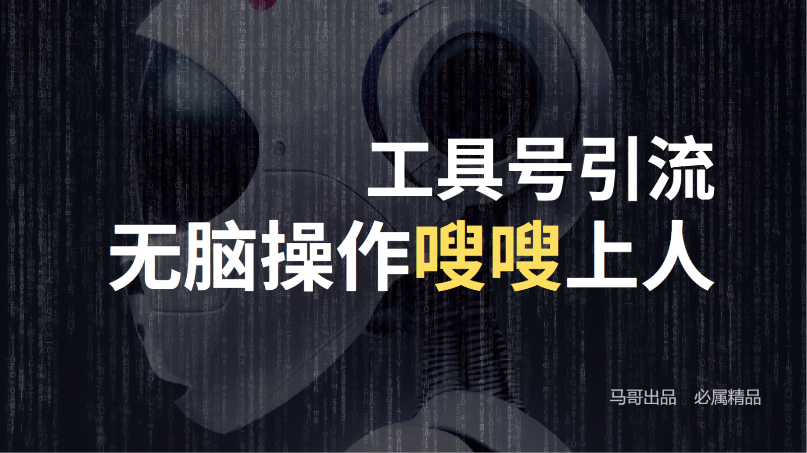 工具号高效引流法，嗖嗖上人，日引1000+，直接搬运，无脑操作_菜菜笔记