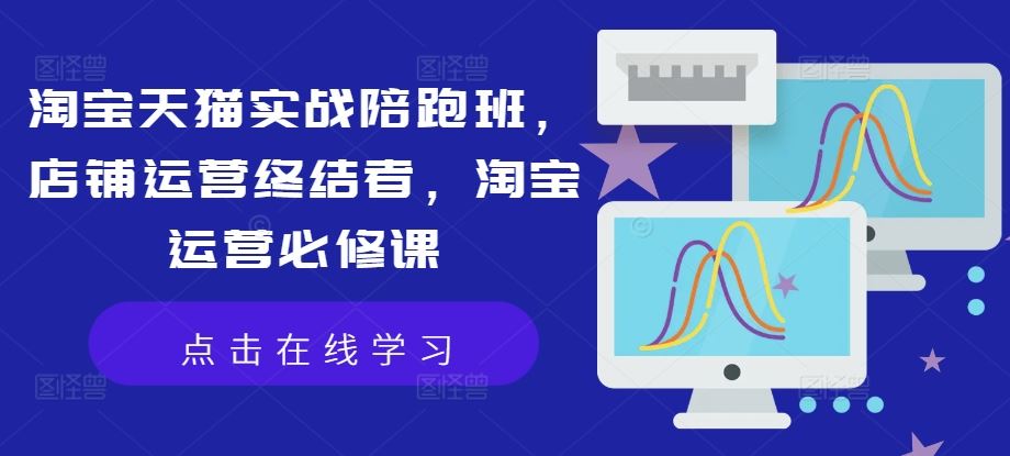 淘宝天猫实战陪跑班，店铺运营终结者，淘宝运营必修课_菜菜笔记