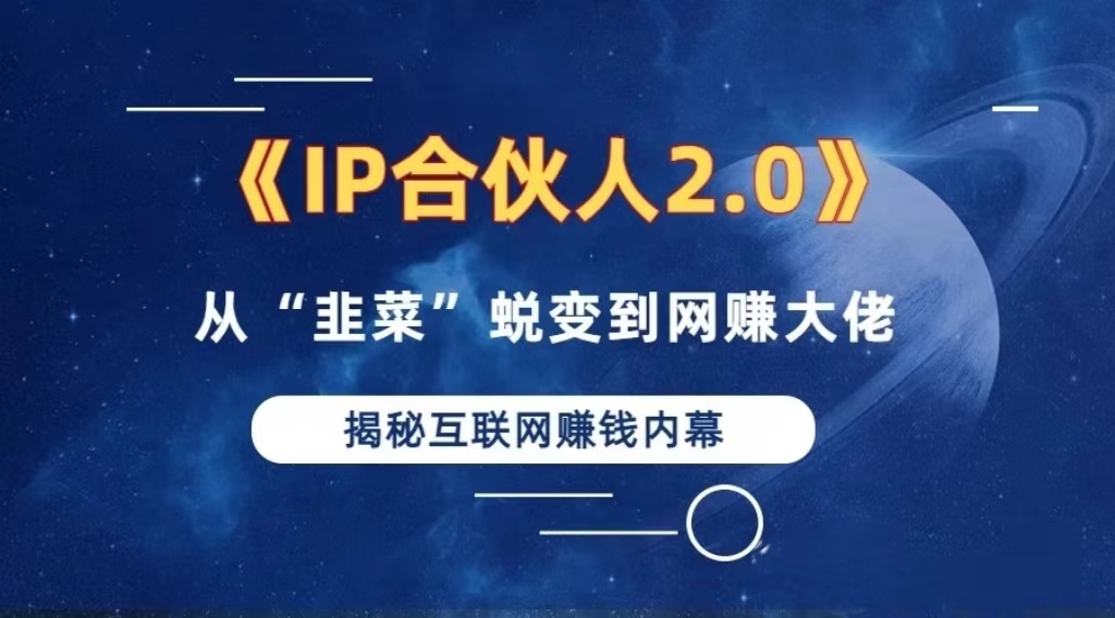 （13030期）2024如何通过”知识付费“卖项目年入”百万“卖项目合伙人IP孵化训练营_菜菜笔记