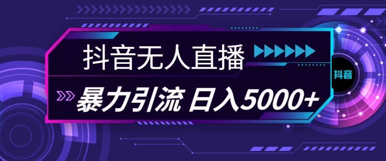 抖音快手视频号全平台通用无人直播引流法，利用图片模板和语音话术，暴力日引流100+创业粉【揭秘】_菜菜笔记