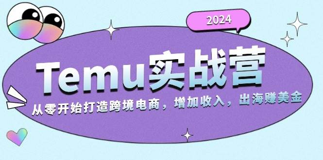 （13266期）2024Temu实战营：从零开始打造跨境电商，增加收入，出海赚美金_菜菜笔记
