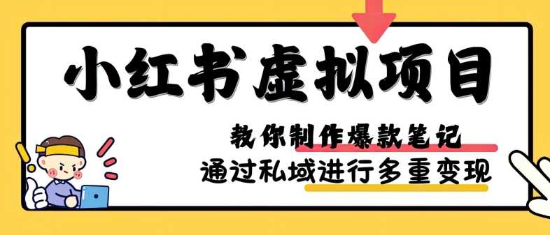 小红书虚拟项目实战，爆款笔记制作，矩阵放大玩法分享_菜菜笔记
