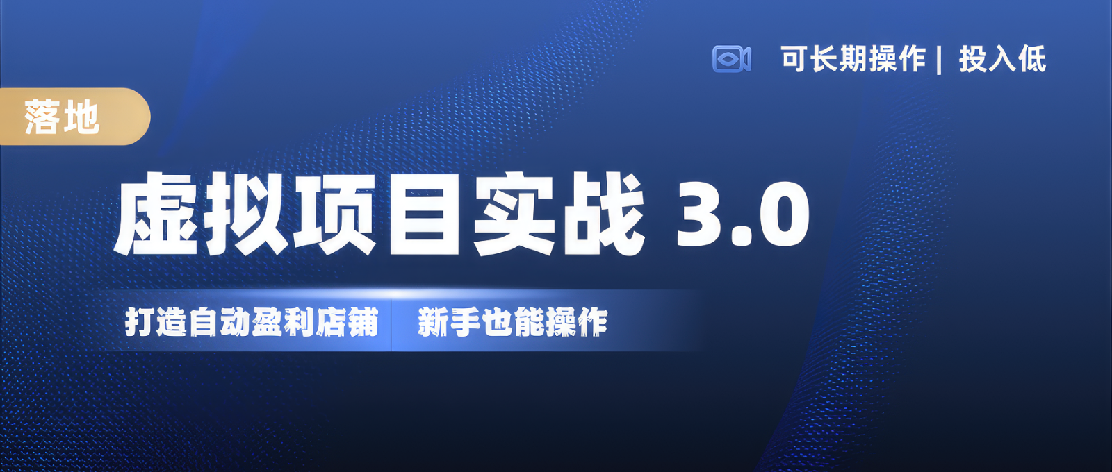 虚拟项目实操落地 3.0,新手轻松上手，单品月入1W+_菜菜笔记