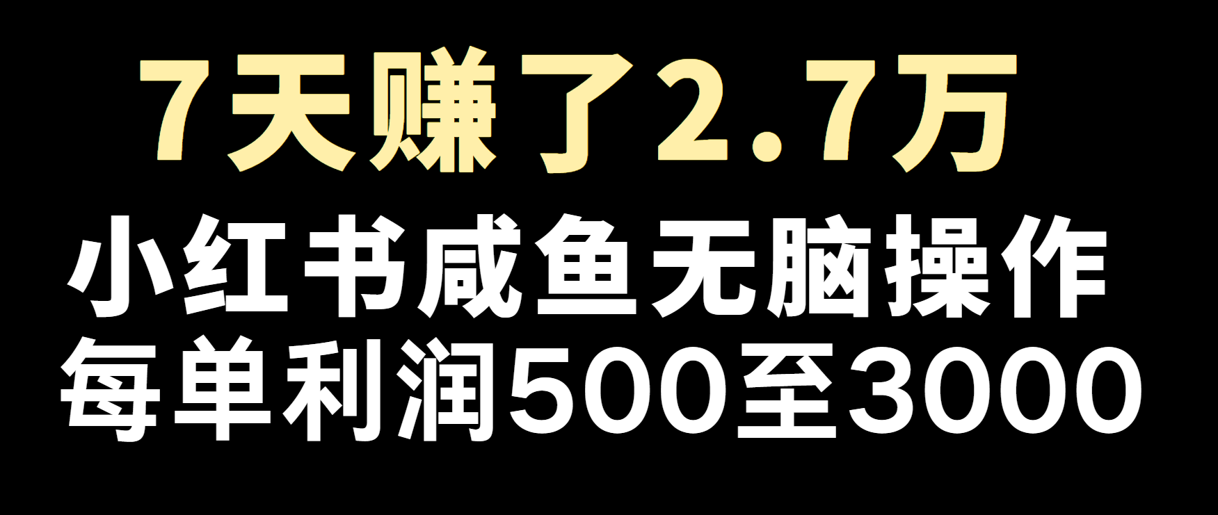 冷门暴利，超级简单的项目0成本玩法，每单在500至4000的利润_菜菜笔记