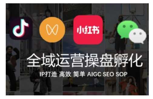全域运营操盘(抖音+私域+小红书)，IP打造高效简单_菜菜笔记