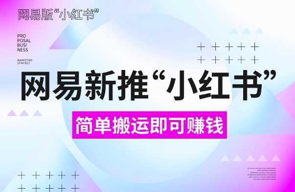 网易官方新推“小红书”，搬运即有收益，新手小白千万别错过(附详细教程)【揭秘】_菜菜笔记