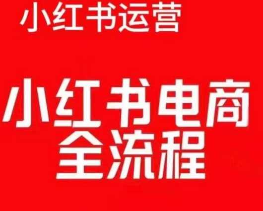 红薯电商实操课，小红书电商全流程_菜菜笔记