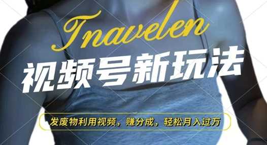 视频号新玩法，废物利用视频，撸分成收益，轻松月入过W【揭秘】_菜菜笔记