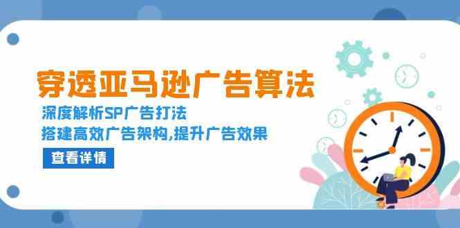 穿透亚马逊广告算法，深度解析SP广告打法，搭建高效广告架构,提升广告效果_菜菜笔记