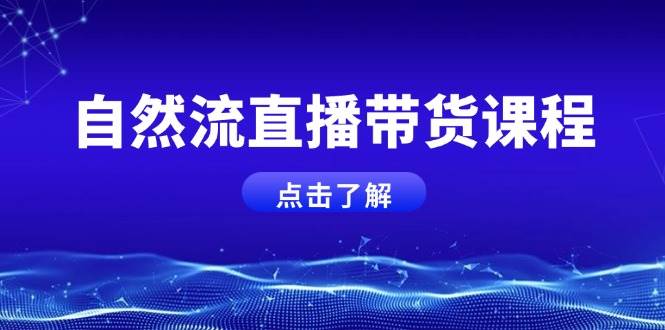 （13809期）自然流直播带货课程，结合微付费起号，打造运营主播，提升个人能力_菜菜笔记