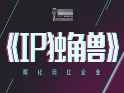 IP独角兽，孵化网红企业，ip教程_菜菜笔记