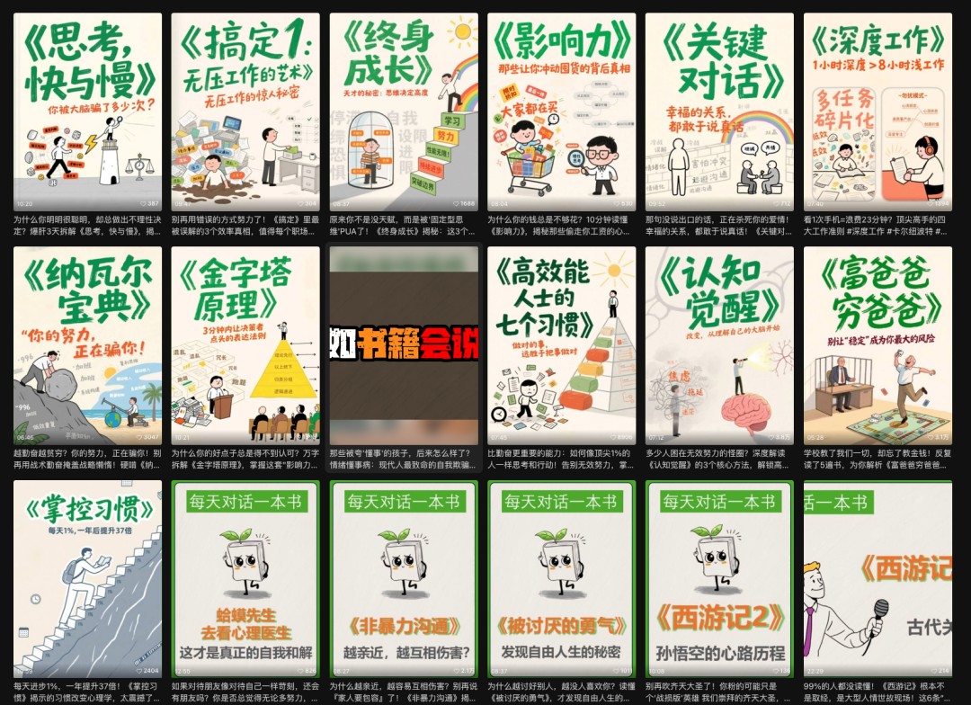 利用扣子工作流制作AI视频工具，一键制作“假如书籍会说话”爆款视频保姆级教程_菜菜笔记