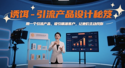 诱饵-引流产品设计秘笈，用一个引流产品，吸引精准客户，让他们主动找你_菜菜笔记
