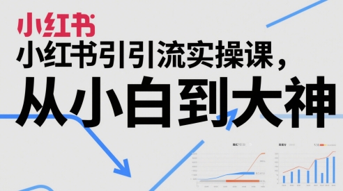 小红书引流实操课，从小白到大神_菜菜笔记