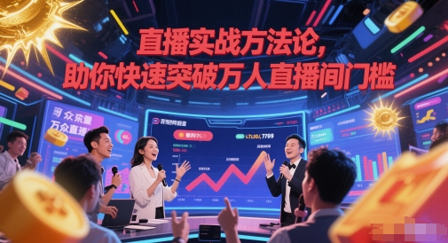 直播实战方法论，助你快速突破万人直播间门槛_菜菜笔记