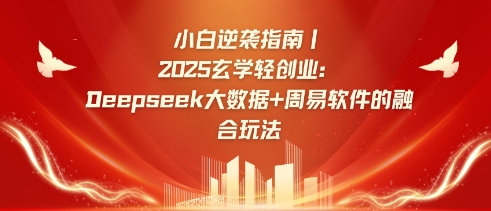 小白逆袭指南，2025玄学轻创业：Deepseek大数据+周易算法的融合玩法_菜菜笔记