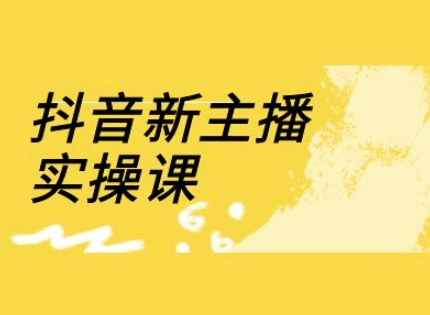 抖音新主播实操课，直播间流量运营线上实操课(18节)_菜菜笔记