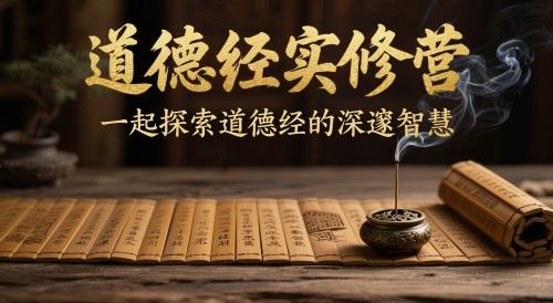 道德经实修营，一起探索道德经的深邃智慧_菜菜笔记
