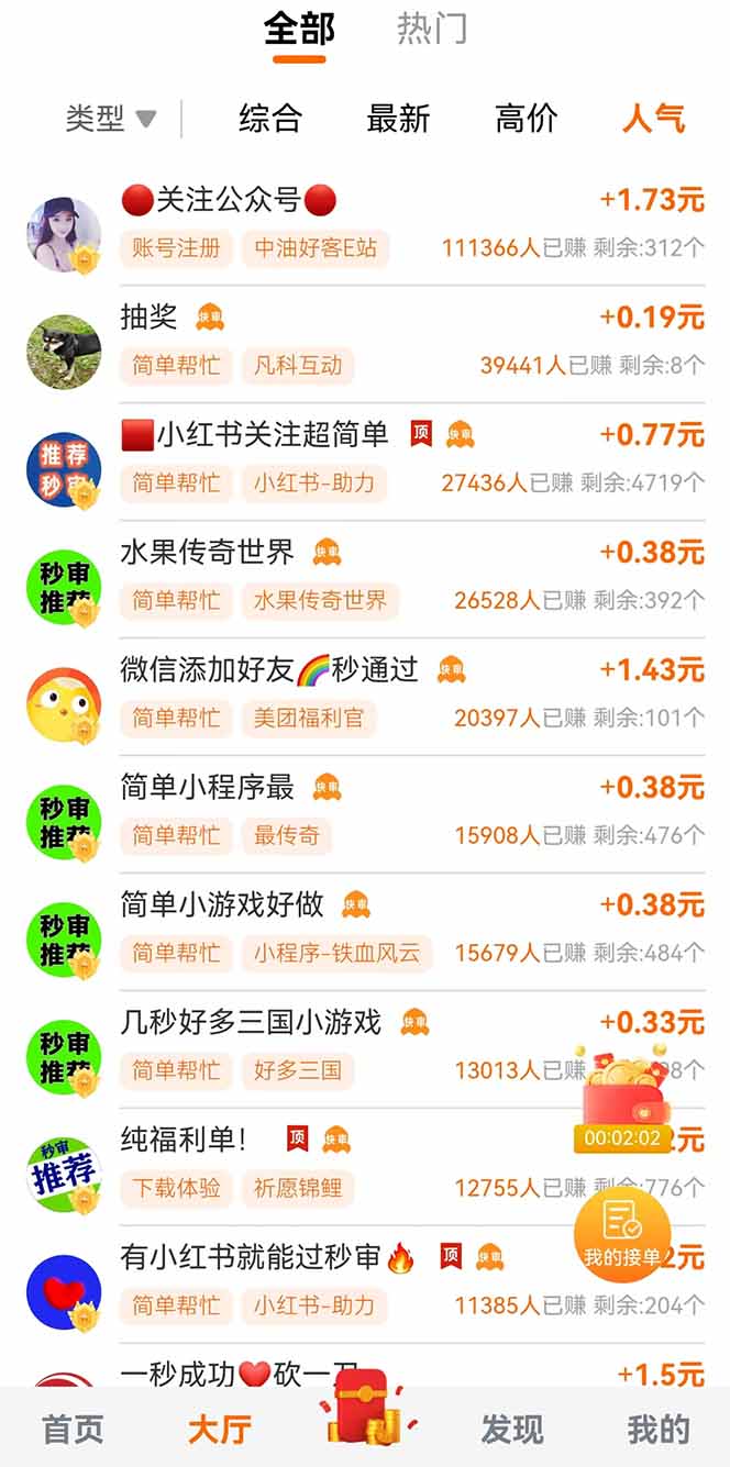 零撸小项目免费分享 点赞助力 无任何门槛 手机随时可做  单日收益200＋_菜菜笔记