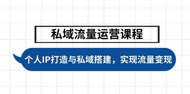 私域流量运营课程，个人IP打造与私域搭建，助力学员实现流量变现2_菜菜笔记