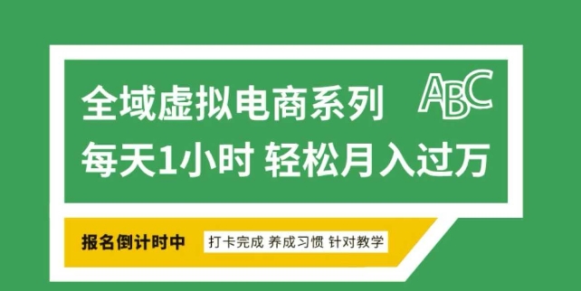 全域虚拟电商变现系列，通过平台出售虚拟电商产品从而获利_菜菜笔记