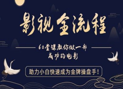 【影视全流程】教你做一部成功的电影，助力小白快速成为金牌操盘手_菜菜笔记