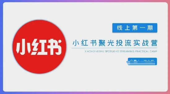 小红书聚光陪跑第一期，教你从0到1玩转小红书聚光投流，搭建小红书付费投流团队，更快的见到效果_菜菜笔记