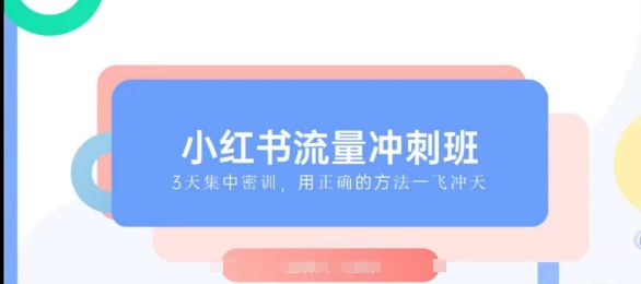 小红书流量冲刺班2025，最懂小红书的女人，快速教你2025年入局小红书_菜菜笔记