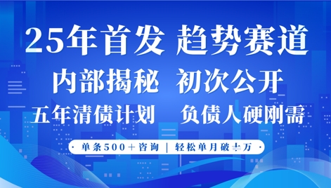 2025年首次公开，真正的事业型赛道，客咨不断，单月轻松破W_菜菜笔记