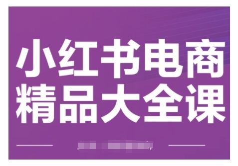 小红书电商精品大全课，快速掌握小红书运营技巧，实现精准引流与爆单目标，轻松玩转小红书电商(更新2月)_菜菜笔记