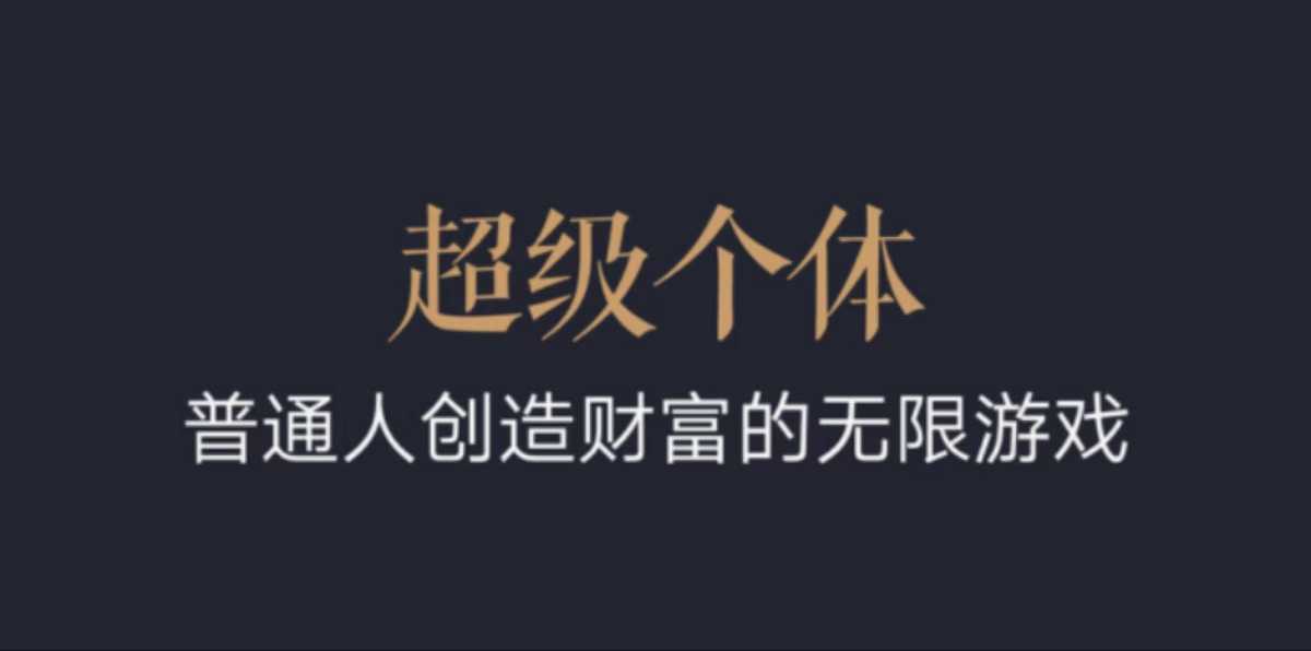 超级个体：2024-2025翻盘指南，普通人创造财富的无限游戏_菜菜笔记