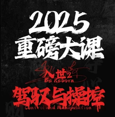 2025重磅大课，入世2，驾驭与控制_菜菜笔记