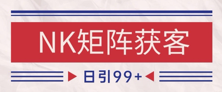 小红书某音NK赛道引流获客 自热矩阵日引200+【揭秘】_菜菜笔记