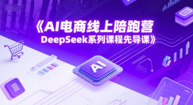 AI电商线上陪跑营，DeepSeek系列课程先导课_菜菜笔记