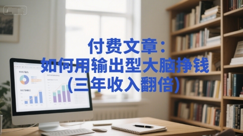 付费文章：如何用输出型大脑挣钱(三年收入翻倍)_菜菜笔记