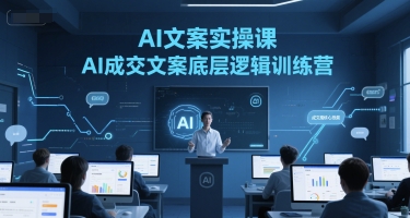 AI文案实操课，AI成交文案底层逻辑训练营_菜菜笔记