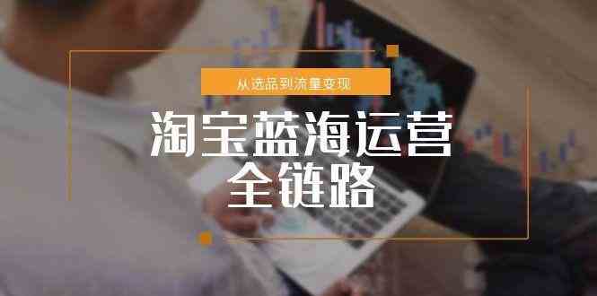 淘宝蓝海运营全链路，从选品到流量变现，小类目突围完整方案_菜菜笔记
