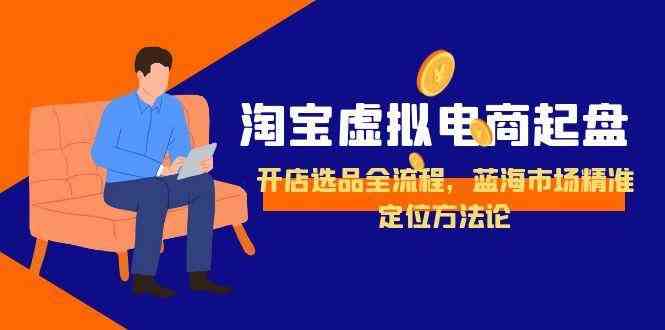 淘宝虚拟电商起盘，开店选品全流程，蓝海市场精准定位方法论_菜菜笔记