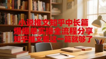 小说推文知乎中长篇爆单实操全流程分享，知乎推文看这一篇就够了_菜菜笔记