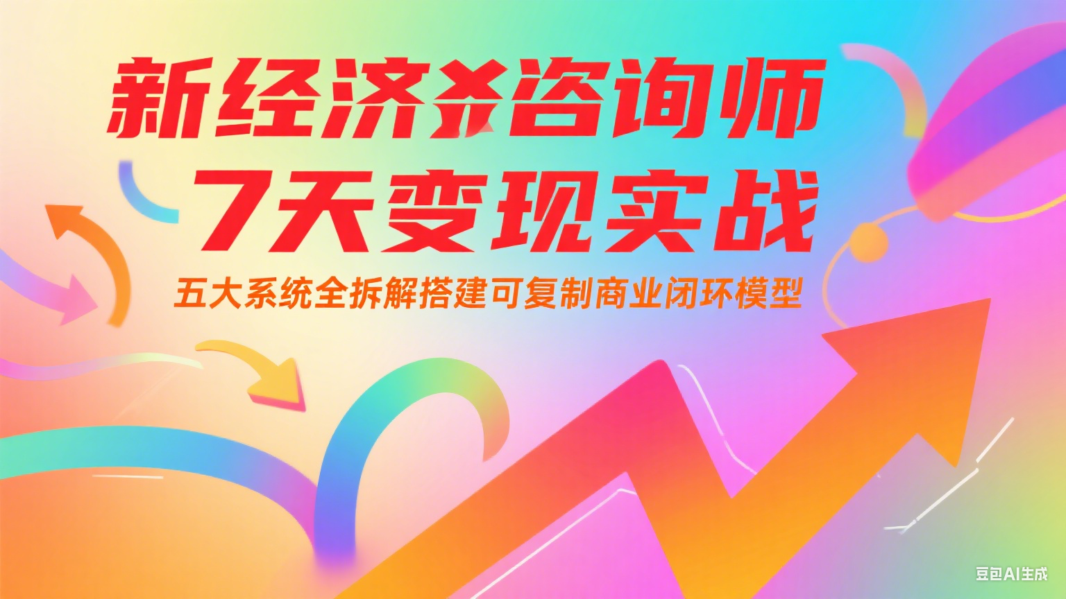 新经济咨询师 7 天变现实战：五大系统全拆解搭建可复制商业闭环模型_菜菜笔记