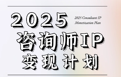 7天构建咨询师变现系统，2025咨询师IP变现计划训练营_菜菜笔记