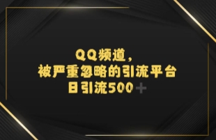 引流蓝海QQ频道，日引500+创业粉_菜菜笔记