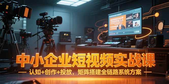 （15249期）中小企业短视频实战课，认知+创作+投放，矩阵搭建全链路系统方案_菜菜笔记